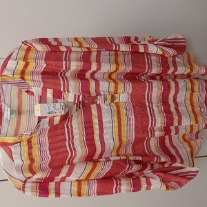 Christopher Banks Long Sleeve Striped Top XL